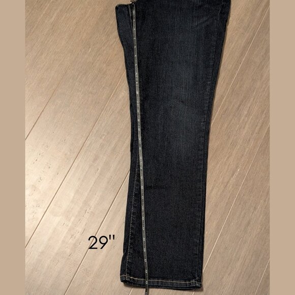 Signature by Levi Strauss The Legging Jeans, Mid Rise Dark  - Size 10 (Like New) - Picture 11 of 14